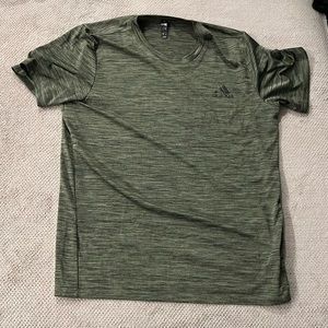 Large Green Adidas workout shirt